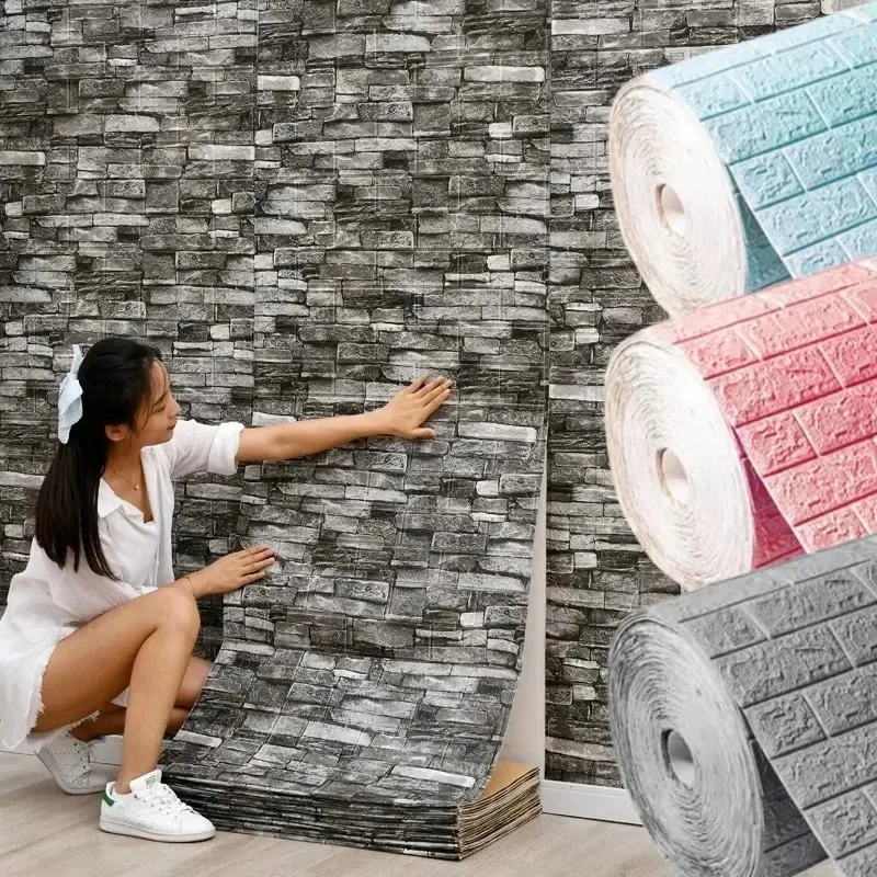 Craft Foam Roll - Pegatinas de pared 3D de espuma