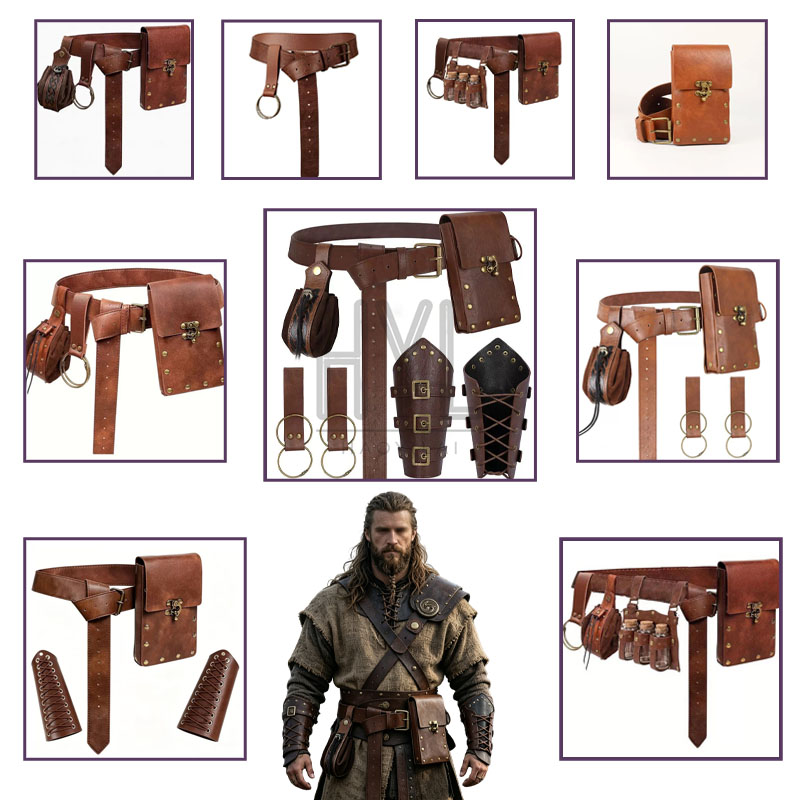 Cosplay Props - Conjunto de Accesorios Medievales Vikingos, Accesorios