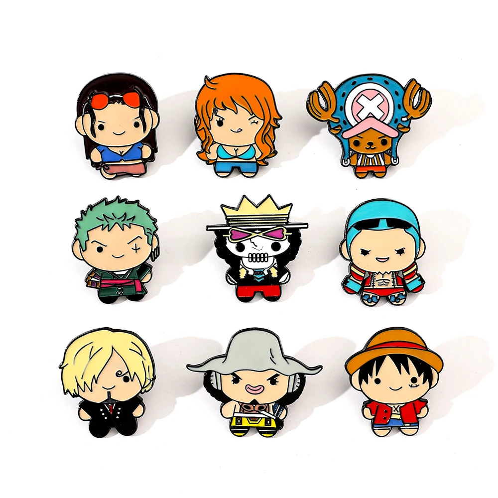 Cosplay Prop Bag - 9 Broches Creativos de Dibujos Animados