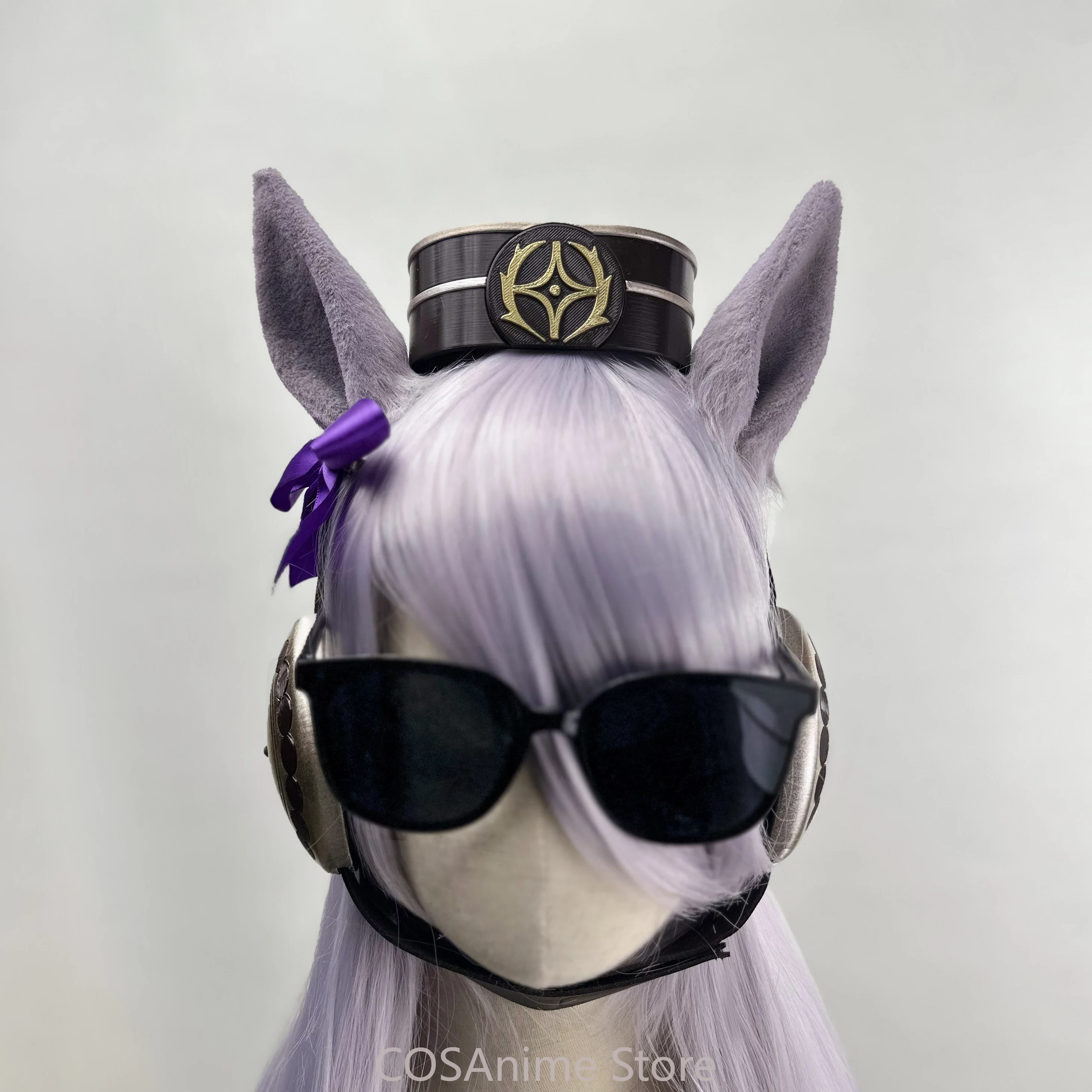 Cosplay Props - Pretty Derby Gold Ship Orejas de