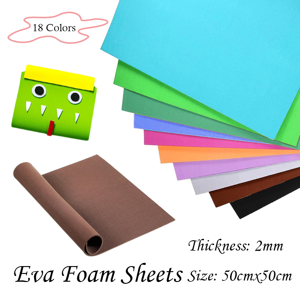 Eva Foam Sheet - Hojas de espuma EVA coloridas de
