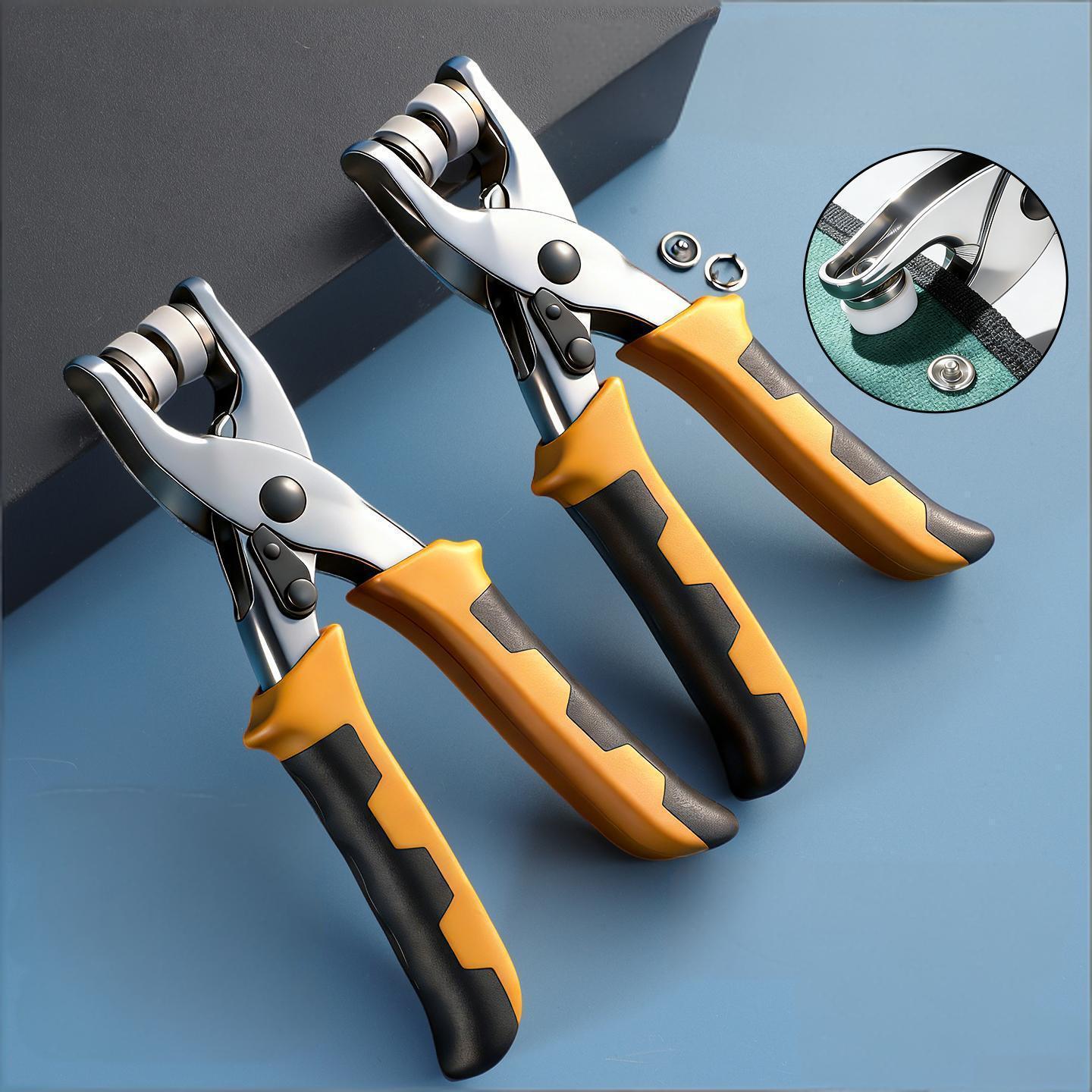 Snap Fastener Set - Juego de alicates manuales para sujetar