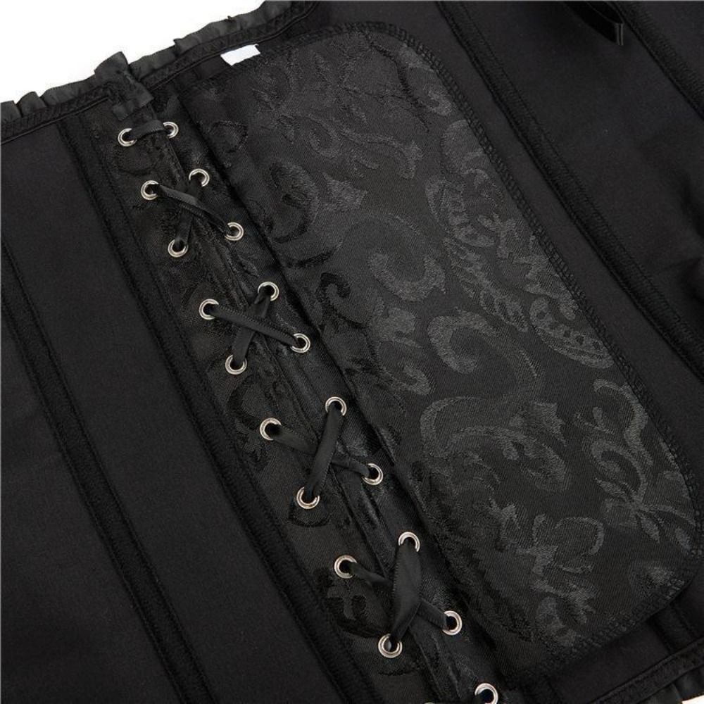 Corsé Jacquard con cremallera  - Boning Corset Steel reseña y precio