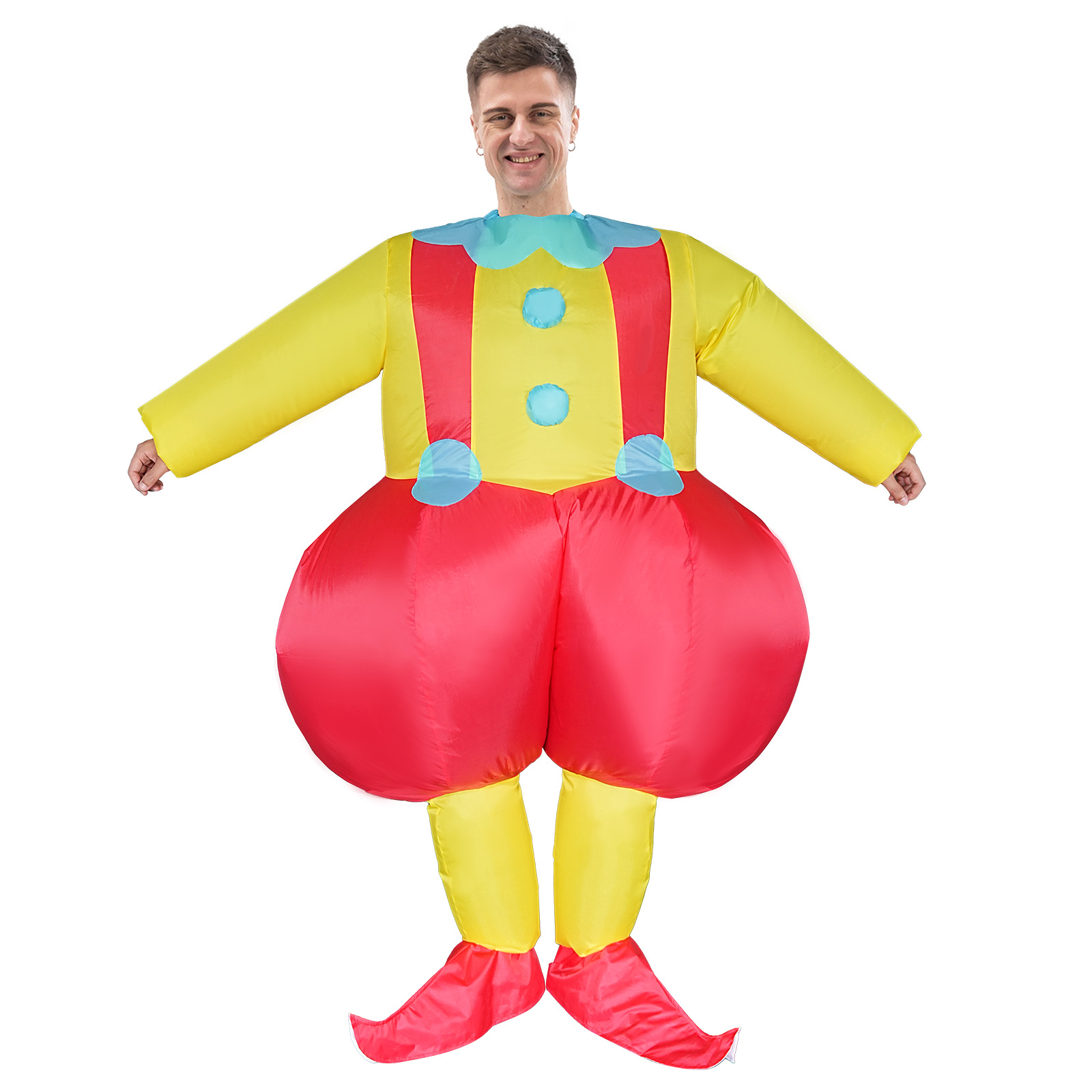 Disfraz inflable de payaso con - Cosplay Props reseña y precio
